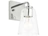 Generation Lighting Miles 1-Light Chrome Nickel Wall Sconce