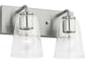 Generation Lighting Miles 2-Light Brushed Nickel Vanity Light