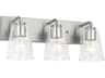 Generation Lighting Miles 3-Light Brushed Nickel Vanity Light