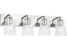 Generation Lighting Miles 4-Light Chrome Vanity Light