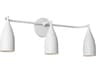 Generation Lighting Maya 3-Light Matte White Vanity Light
