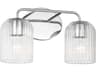 Generation Lighting Eisele 2-Light Chrome Nickel Vanity Light