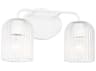 Generation Lighting Eisele 2-Light Matte White Vanity Light