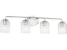 Generation Lighting Eisele 4-Light Brushed Nickel Vanity Light
