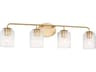 Generation Lighting Eisele 4-Light Satin Brass Vanity Light
