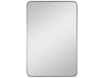 Generation Lighting Planer Midnight Black Rectangular Wall Mirror