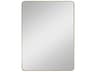 Generation Lighting Planer Burnished Brass Rectangular Wall Mirror