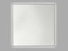 Generation Lighting Cadre Brushed Nickel Square Wall Mirror