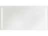 Generation Lighting Lustro Might Bright White Rectangular Wall Mirror