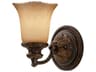 Generation Lighting Emma 1-Light Grecian Bronze Glass Wall Sconce