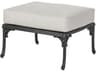 Gensun Michigan Cast Aluminum Patio Ottoman - Knock Down