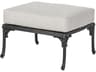 Gensun Michigan Cast Aluminum Patio Ottoman - Knock Down - No Cushion