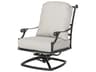 Gensun Michigan Cast Aluminum High Back Swivel Rocking Outdoor Lounge Chair - Welded