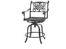 Gensun Michigan Cast Aluminum Swivel Balcony Stool - Welded