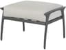 Gensun Amari Aluminum Carbon Outdoor Ottoman