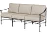 Gensun Morro Bay Cast Aluminum Outdoor Sofa - No Cushion