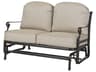 Gensun Grand Terrace Cast Aluminum Outdoor Patio Loveseat Glider