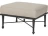Gensun Grand Terrace Cast Aluminum Sectional Outdoor Patio Ottoman - No Cushion