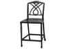 Gensun Terrace Cast Aluminum Stationary Outdoor Bar Stool without Arms - Welded