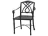 Gensun Terrace Cast Aluminum Cafe Chair With Arms - Welded