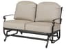 Gensun Bella Vista Cast Aluminum Glider Outdoor Loveseat - No Cushion