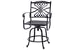 Gensun Bella Vista Cast Aluminum Swivel Patio Counter Stool