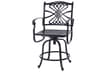 Gensun Bella Vista Cast Aluminum Swivel Patio Counter Stool