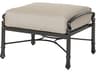 Gensun Bella Vista Cast Aluminum Outdoor Ottoman - No Cushion