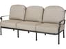 Gensun Bella Vista Cast Aluminum Patio Sofa - No Cushion