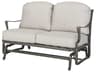 Gensun Bel Air Cast Aluminum Glider Outdoor Loveseat - No Cushion
