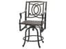 Gensun Bel Air Cast Aluminum Swivel Outdoor Counter Stool - No Cushion