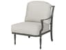 Gensun Bel Air Cast Aluminum Left Arm Outdoor Lounge Chair - No Cushion