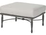 Gensun Bel Air Cast Aluminum Sectional Outdoor Ottoman - No Cushion