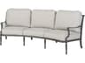 Gensun Bel Air Cast Aluminum Curved Outdoor Sofa