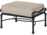 Gensun Florence Cast Aluminum Patio Ottoman