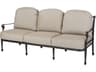 Gensun Grand Terrace Cast Aluminum Patio Sofa