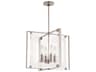 George Kovacs Crystal Clear 4-Light Polished Nickel Pendant
