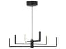 George Kovacs Articular 6-Light Coal Black Chandelier