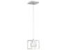 George Kovacs San Marin 1-Light Brushed Nickel Glass LED Mini Pendant