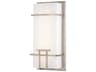 George Kovacs 1-Light Brushed Nickel Glass LED Wall Sconce