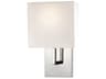 George Kovacs 1-Light Chrome White Wall Sconce