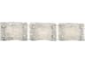 George Kovacs Forest Ice 3-Light Chrome Glass LED Vanity Light