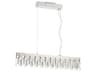 George Kovacs Curio 1-Light Chrome Crystal LED Linear Island Pendant