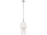 George Kovacs Gramercy 1-Light Polished Nickel Cylinder Mini Pendant