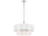 George Kovacs Gramercy 3-Light Polished Nickel Tiered Pendant