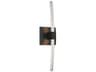 George Kovacs Archer 1-Light Coal Brushed Nickel Black LED Wall Sconce