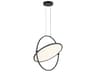 George Kovacs Studio 1-Light Coal Black LED Round Pendant