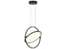 George Kovacs Studio 1-Light Coal Black LED Round Pendant