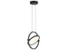 George Kovacs Studio 1-Light Coal Black LED Round Mini Pendant