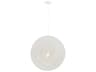 George Kovacs Entwined 1-Light Matte White Globe Pendant